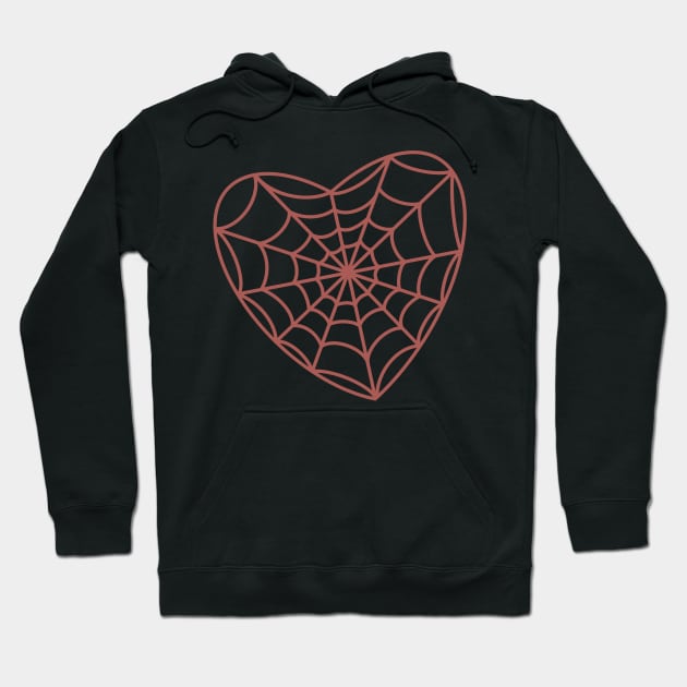 Web Heart Hoodie by ladyjrae